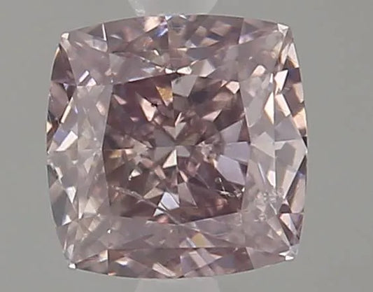 0.55ct Cushion brilliant Natural Diamond (Colour Fancy Pink, Clarity SI2, GIA Certified)