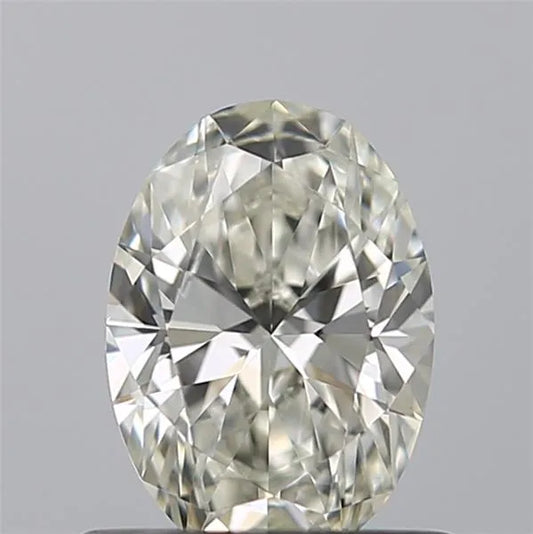 0.56ct Oval Natural Diamond (Colour H, Clarity IF, Cut VG, IGI Certified)
