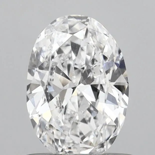 0.60ct Oval Lab Grown Diamond (Colour D, Clarity VVS2, IGI Certified)