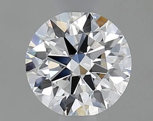 0.62ct Round Natural Diamond (Colour D, Clarity IF, Cut EX, GIA Certified)