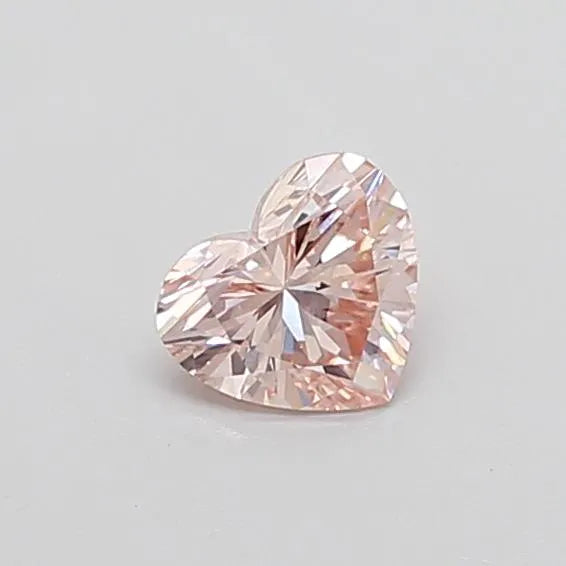 0.65ct Heart Lab Grown Diamond (Colour Fancy Intense Pink, Clarity VS2, IGI Certified)