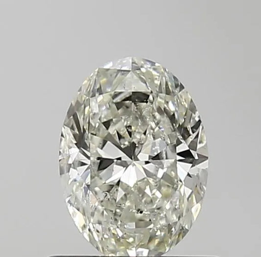0.66ct Oval Natural Diamond (Colour I, Clarity SI2, Cut VG, IGI Certified)