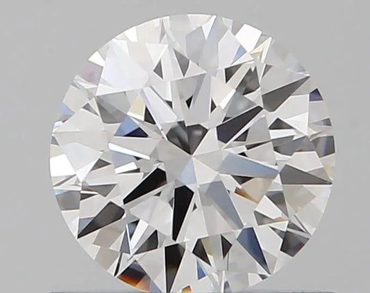 0.66ct Round Natural Diamond (Colour D, Clarity IF, Cut EX, GIA Certified)