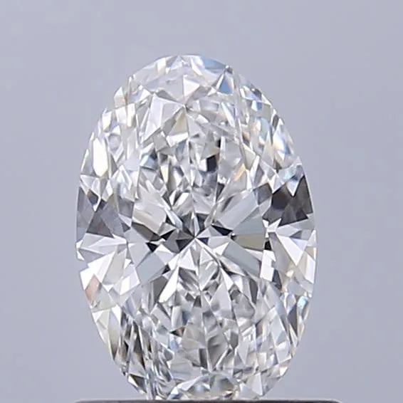 0.69ct Oval Lab Grown Diamond (Colour D, Clarity VVS2, IGI Certified)