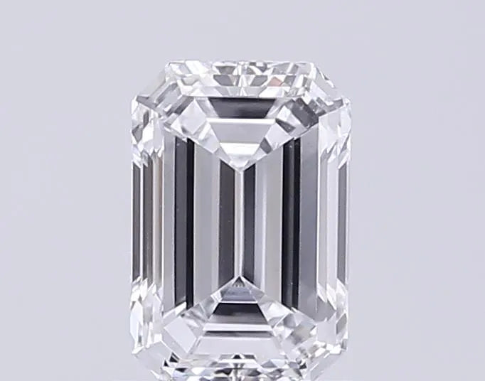 0.70ct Emerald Lab Grown Diamond (Colour D, Clarity VS2, IGI Certified)