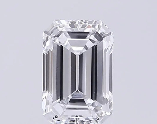 0.70ct Emerald Lab Grown Diamond (Colour D, Clarity VS2, IGI Certified)