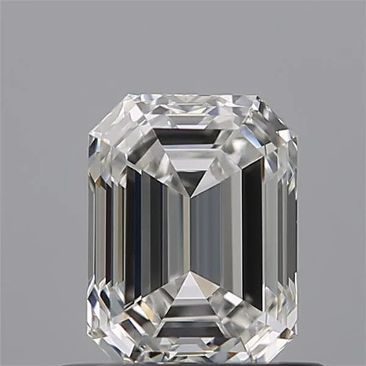 0.70ct Emerald Natural Diamond (Colour F, Clarity VVS1, GIA Certified)