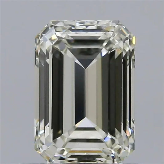 0.70ct Emerald Natural Diamond (Colour K, Clarity SI1, GIA Certified)
