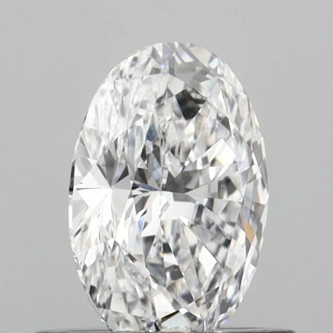 0.70ct Oval Lab Grown Diamond (Colour D, Clarity VVS2, IGI Certified)