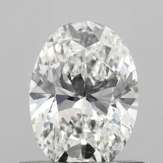 0.70ct Oval Lab Grown Diamond (Colour D, Clarity VVS2, IGI Certified)