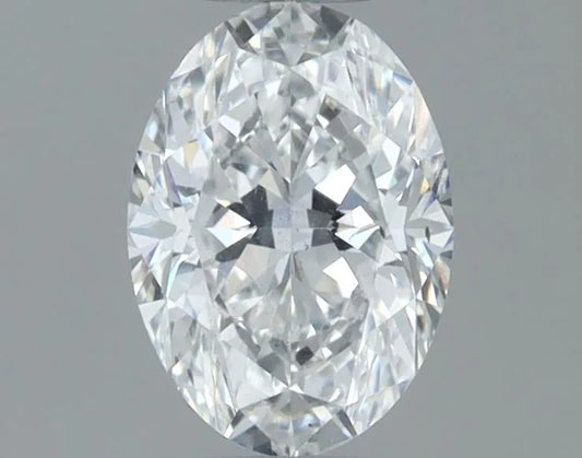 0.70ct Oval Natural Diamond (Colour F, Clarity SI2, Cut GD, GIA Certified)