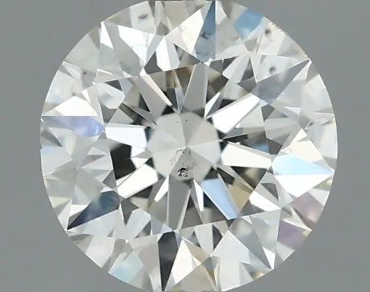 0.70ct Round Natural Diamond (Colour I, Clarity SI1, Cut EX, IGI Certified)