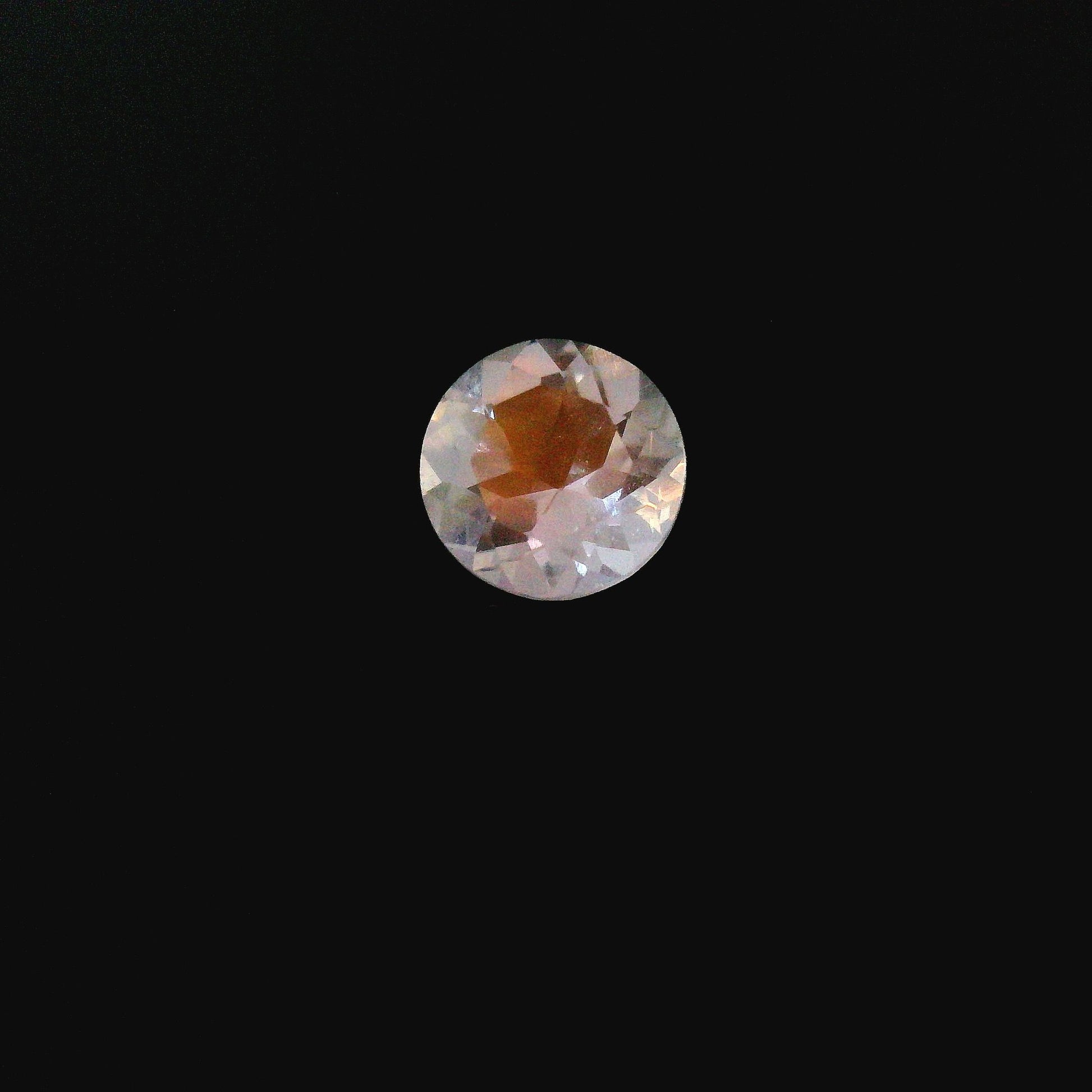 0.70ct Round Natural Moonstone (Colour White, Clarity Eye Clean, Cut Faceted)