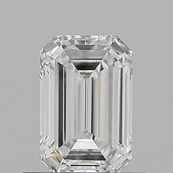 0.71ct Emerald Natural Diamond (Colour D, Clarity IF, GIA Certified)