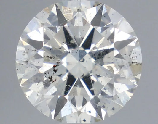 0.72ct Round Natural Diamond (Colour I, Clarity SI2, Cut EX, IGI Certified)