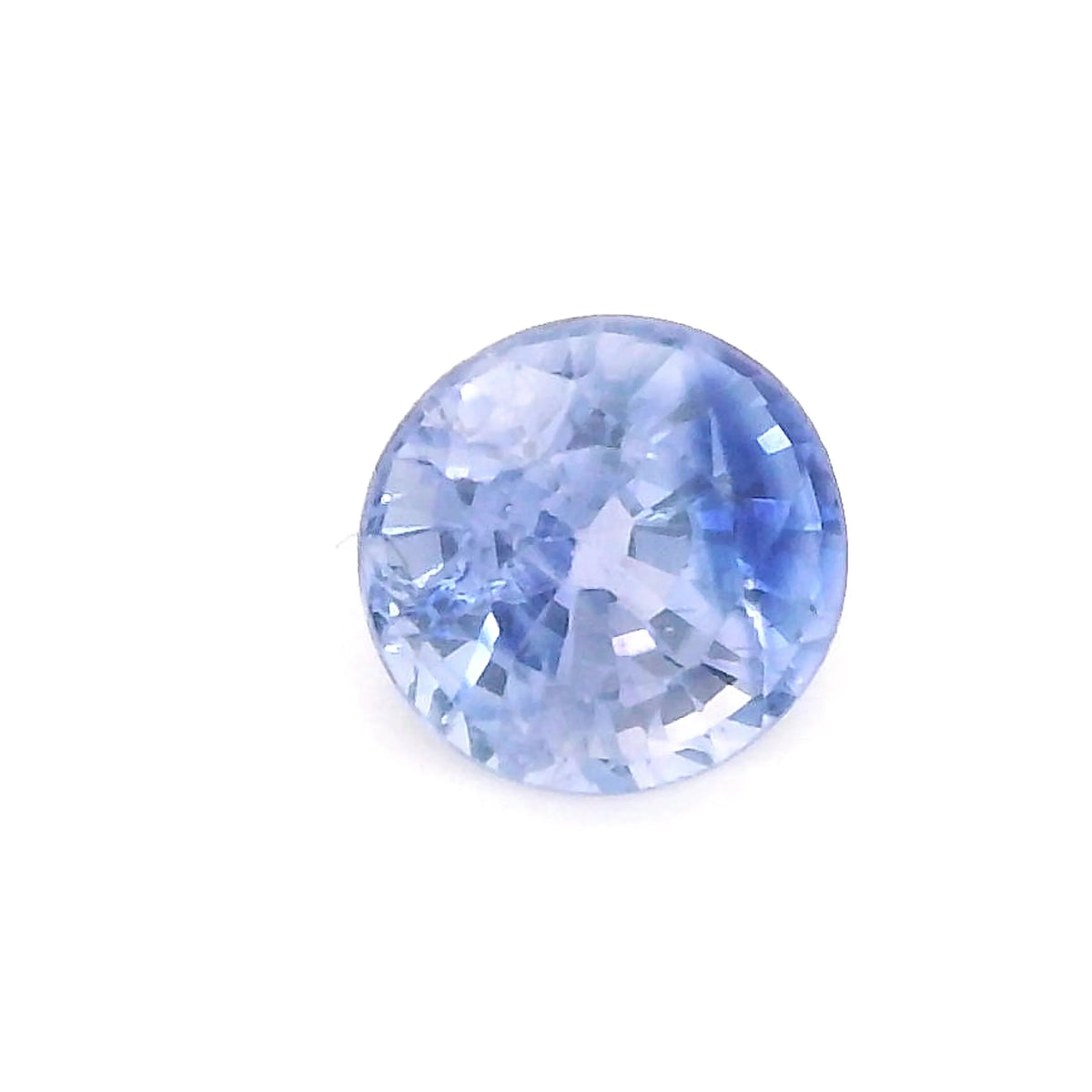 0.73ct Round Natural Sapphire (Colour Blue, Clarity Slightly Included, Cut Faceted)