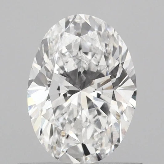 0.74ct Oval Lab Grown Diamond (Colour D, Clarity VVS2, IGI Certified)