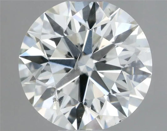 0.74ct Round Natural Diamond (Colour F, Clarity SI1, Cut EX, IGI Certified)