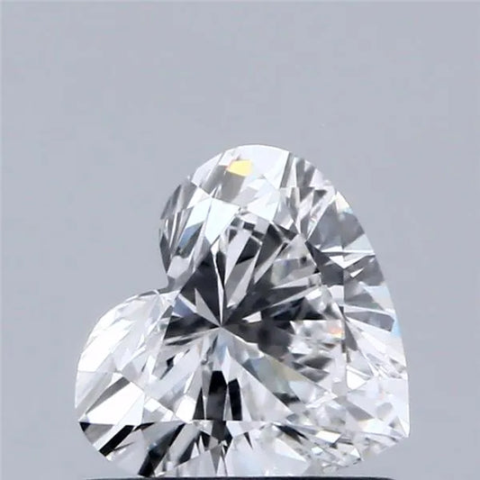 0.77ct Heart Lab Grown Diamond (Colour D, Clarity VVS2, IGI Certified)