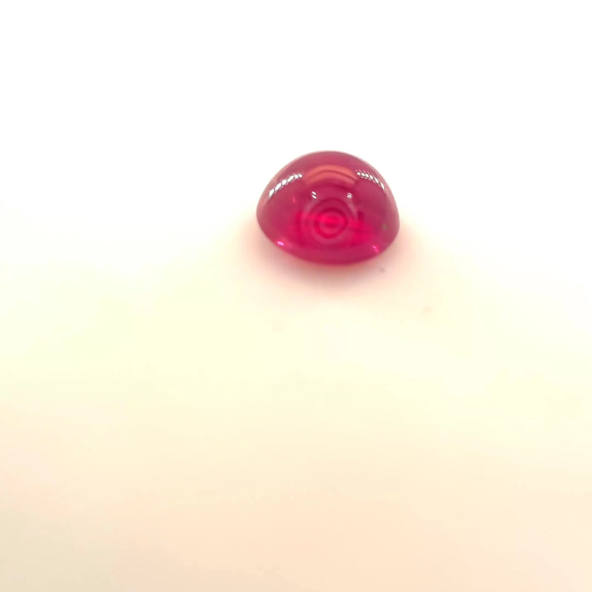 0.78ct Round Natural Ruby (Colour Red, Clarity Slightly Included, Cut Cabochon)