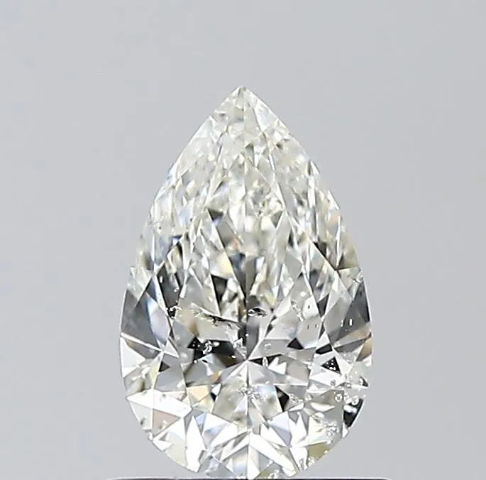 0.81ct Pear Natural Diamond (Colour I, Clarity SI2, Cut EX, IGI Certified)