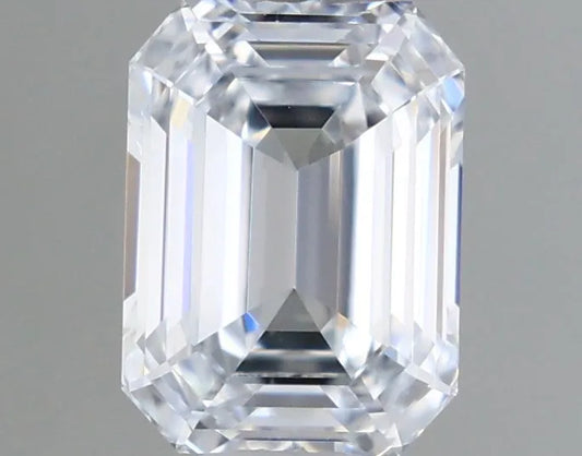 0.82ct Emerald Lab Grown Diamond (Colour F, Clarity IF, IGI Certified)