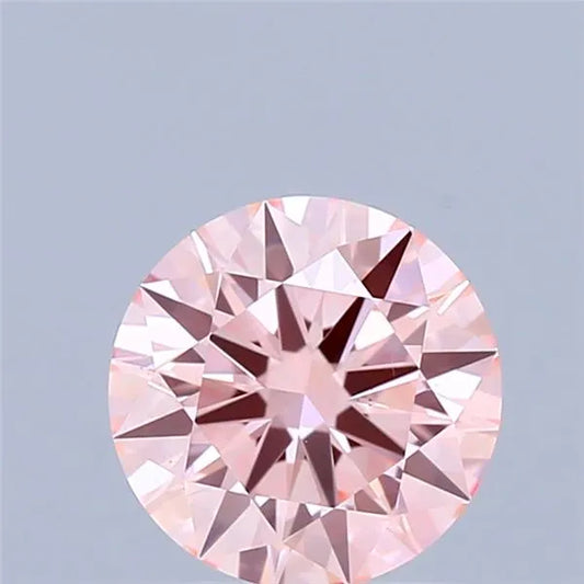 0.85ct Round Lab Grown Diamond (Colour Fancy Intense Pink, Clarity VS2, Cut ID, IGI Certified)