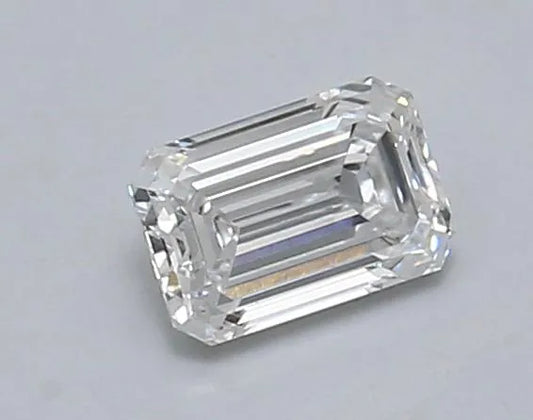 0.88ct Emerald Lab Grown Diamond (Colour D, Clarity VVS2, IGI Certified)