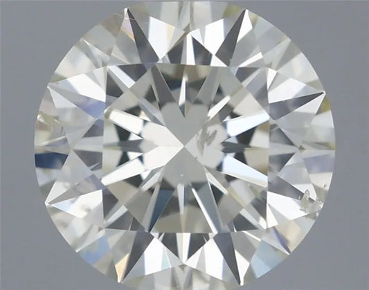 0.89ct Round Natural Diamond (Colour J, Clarity SI2, Cut EX, IGI Certified)