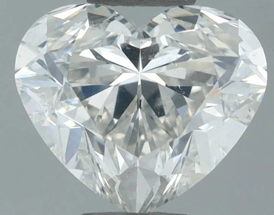 0.90ct Heart Natural Diamond (Colour G, Clarity SI1, Cut VG, IGI Certified)