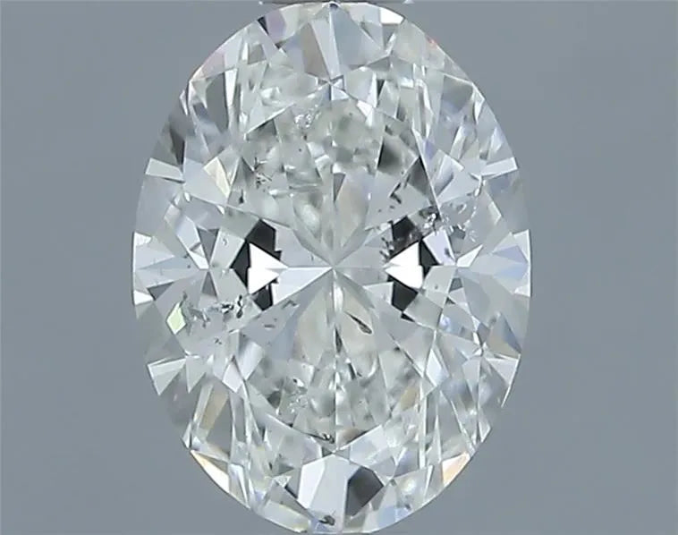 0.90ct Oval Natural Diamond (Colour H, Clarity SI2, Cut EX, IGI Certified)
