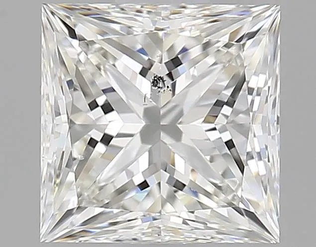 0.90ct Princess Natural Diamond (Colour H, Clarity SI2, GIA Certified)