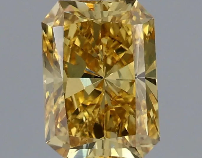 0.95ct Radiant Lab Grown Diamond (Colour Fancy Intense Yellow, Clarity VS1, Cut GD, IGI Certified)