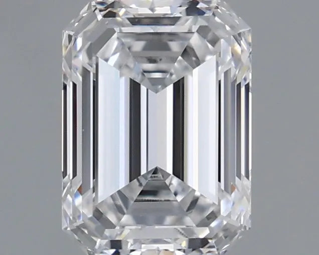 0.96ct Emerald Lab Grown Diamond (Colour D, Clarity VVS2, IGI Certified)