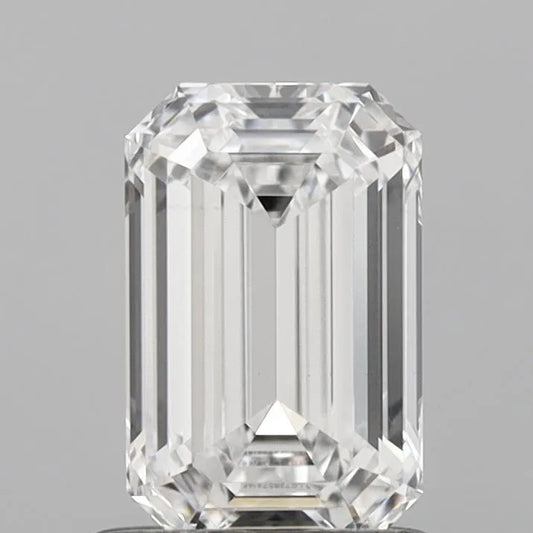 0.97ct Emerald Lab Grown Diamond (Colour D, Clarity VS1, IGI Certified)
