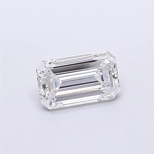 0.98ct Emerald Lab Grown Diamond (Colour D, Clarity VVS2, IGI Certified)