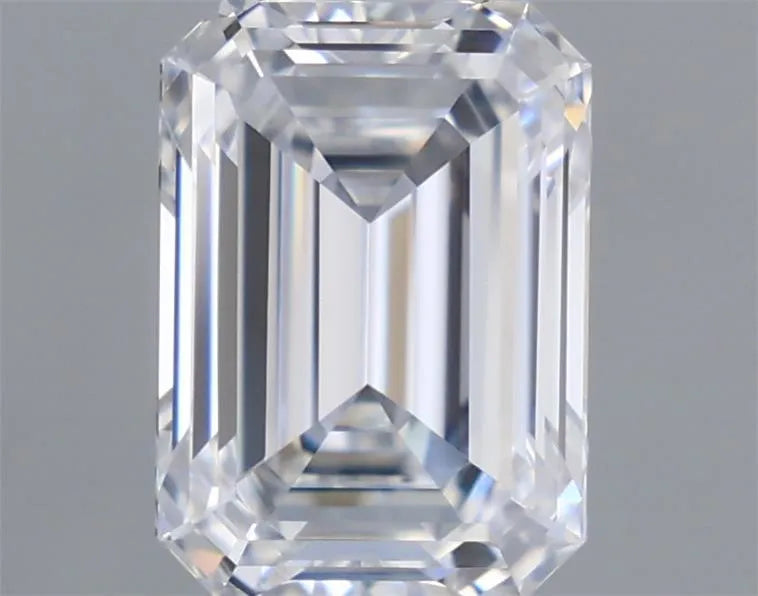 0.99ct Emerald Lab Grown Diamond (Colour D, Clarity VVS1, IGI Certified)