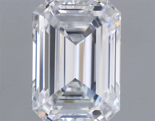 0.99ct Emerald Lab Grown Diamond (Colour D, Clarity VVS1, IGI Certified)