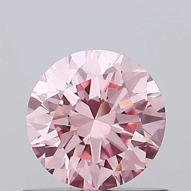 0.52ct Diament Hodowany w Laboratorium Okrągły Kolor Fancy Vivid Pink Czystosc VVS2 Szlif Excellent Certyfikat IGI