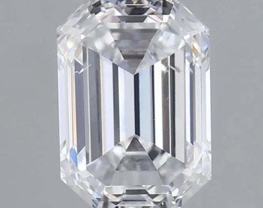 1.00ct Emerald Lab Grown Diamond (Colour D, Clarity VS2, IGI Certified)