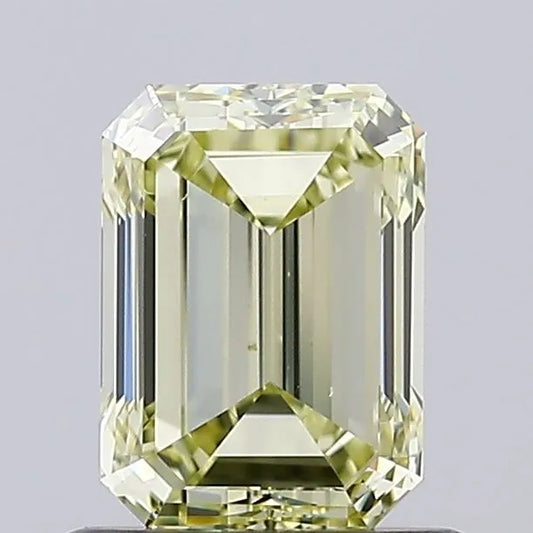 1.00ct Emerald Natural Diamond (Colour Fancy Yellow, Clarity VS2, GIA Certified)