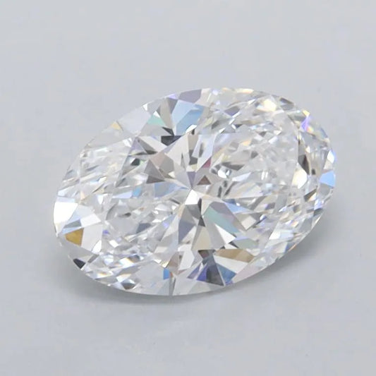 1.00ct Oval Lab Grown Diamond (Colour D, Clarity FL, IGI Certified)