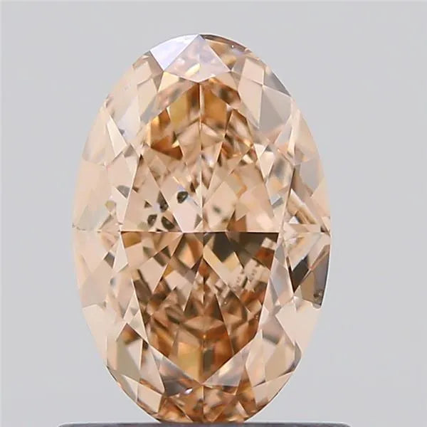1.00ct Oval Natural Diamond (Colour Fancy, Clarity SI2, GIA Certified)