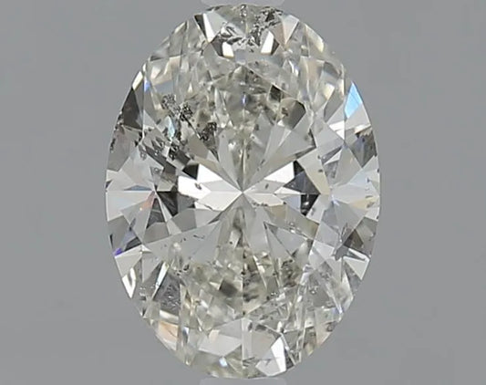 1.00ct Oval Natural Diamond (Colour I, Clarity SI2, Cut VG, IGI Certified)