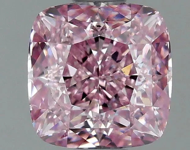1.01ct Cushion brilliant Natural Diamond (Colour Fancy Intense Purple, Clarity SI2, GIA Certified)