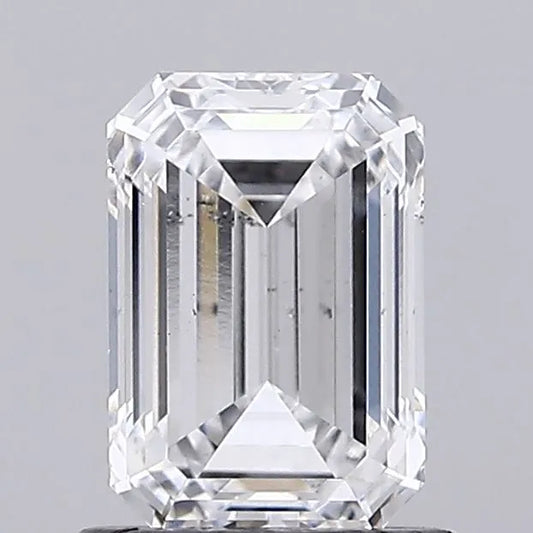 1.01ct Emerald Lab Grown Diamond (Colour D, Clarity SI1, IGI Certified)