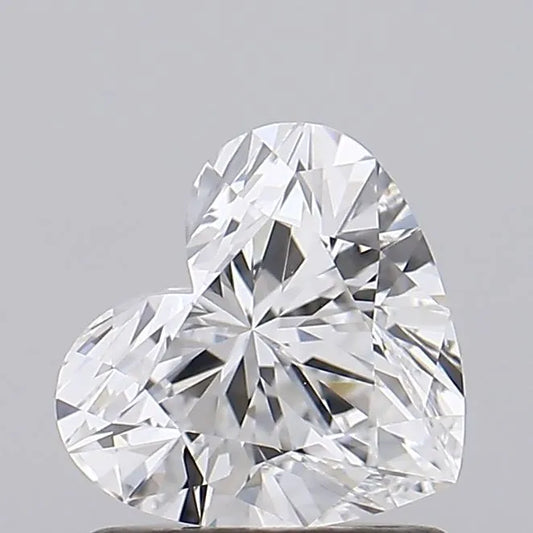 1.01ct Heart Lab Grown Diamond (Colour D, Clarity IF, IGI Certified)