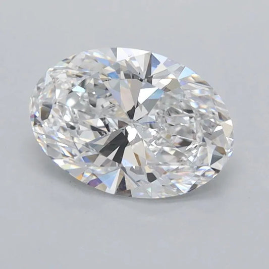 1.01ct Oval Lab Grown Diamond (Colour D, Clarity FL, IGI Certified)
