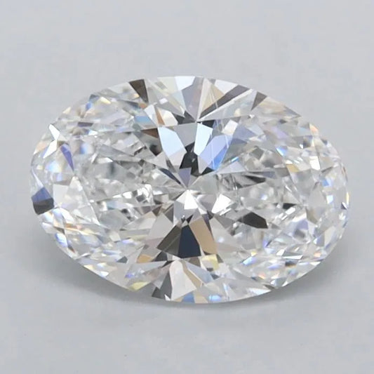 1.01ct Oval Lab Grown Diamond (Colour D, Clarity IF, IGI Certified)