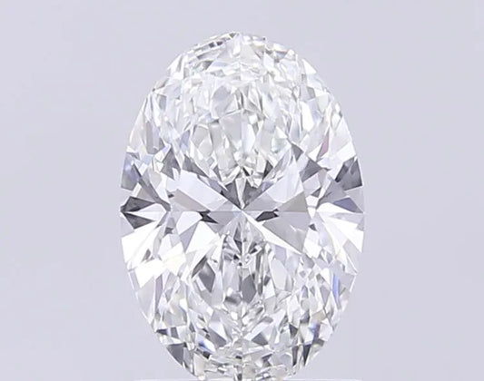 1.01ct Oval Lab Grown Diamond (Colour E, Clarity VVS1, IGI Certified)
